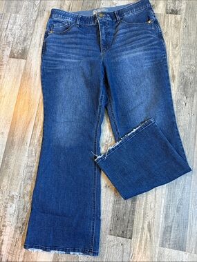 Wit & Wisdom Dark Blue Flare Jeans